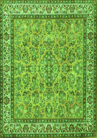 Persian Green Traditional Rug, tr3488grn