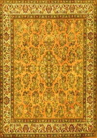 Persian Yellow Traditional Rug, tr3488yw