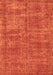 Serging Thickness of Machine Washable Persian Orange Traditional Area Rugs, wshtr3489org