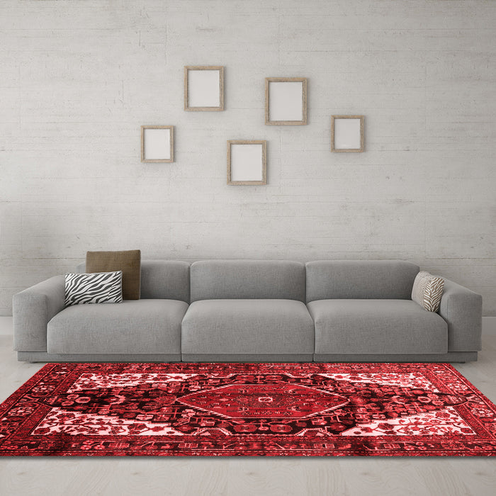 Traditional Red Washable Rugs
