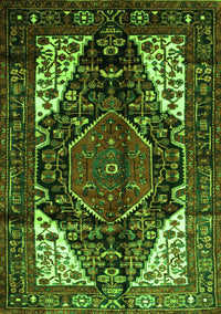 Persian Green Traditional Rug, tr348grn