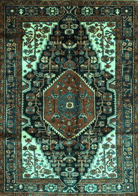 Persian Turquoise Traditional Rug, tr348turq
