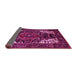 Sideview of Persian Pink Traditional Rug, tr348pnk