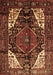 Persian Brown Traditional Rug, tr348brn