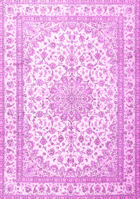 Medallion Pink Traditional Rug, tr3490pnk