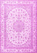 Medallion Pink Traditional Rug, tr3490pnk