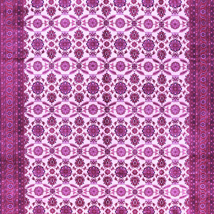 Machine Washable Persian Purple Traditional Area Rugs, wshtr3491pur