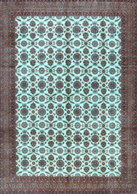Persian Light Blue Traditional Rug, tr3491lblu