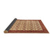 Sideview of Persian Brown Traditional Rug, tr3491brn