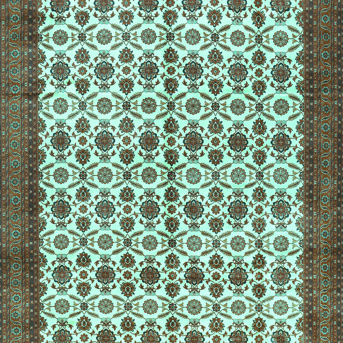 Persian Turquoise Traditional Rug, tr3491turq