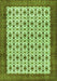 Persian Green Traditional Rug, tr3491grn