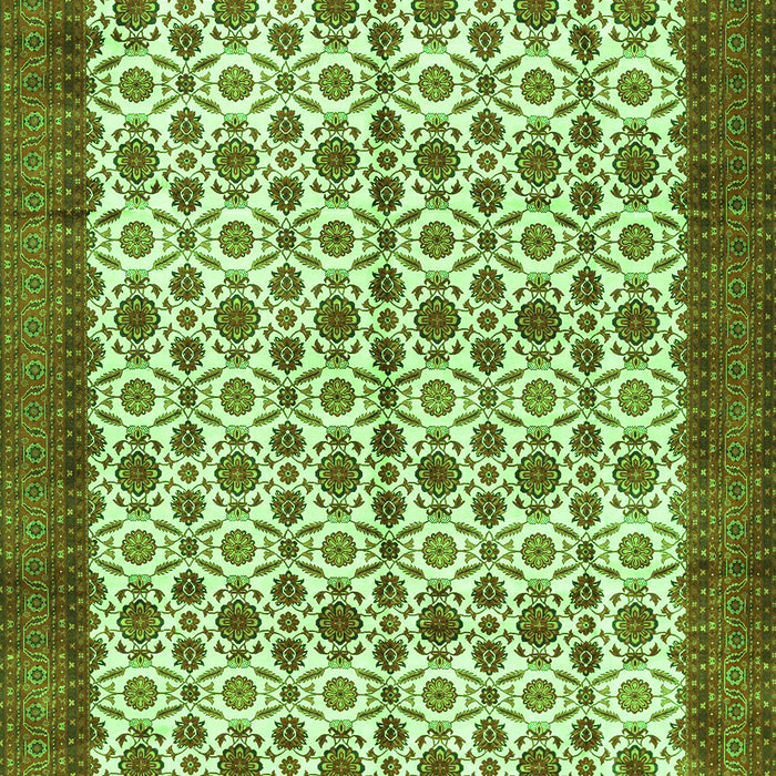 Persian Green Traditional Rug, tr3491grn
