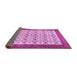 Sideview of Persian Purple Traditional Rug, tr3491pur