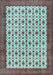 Machine Washable Persian Light Blue Traditional Rug, wshtr3491lblu