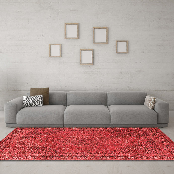 Traditional Red Washable Rugs