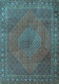 Persian Light Blue Traditional Rug, tr3492lblu