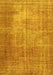 Machine Washable Persian Yellow Traditional Rug, wshtr3493yw