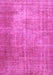 Machine Washable Persian Pink Traditional Rug, wshtr3493pnk