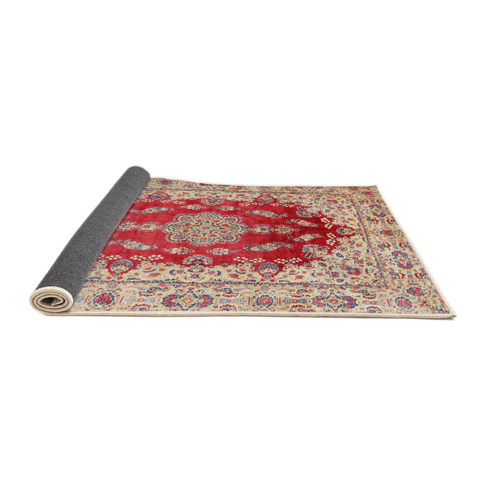 Sideview of Traditional Cherry Red Persian Rug, tr3494