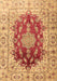 Machine Washable Persian Brown Traditional Rug, wshtr3494brn