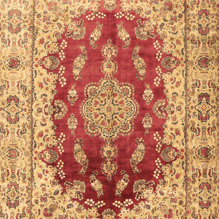 Machine Washable Persian Brown Traditional Rug, wshtr3494brn