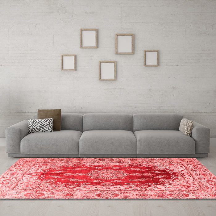 Traditional Red Washable Rugs