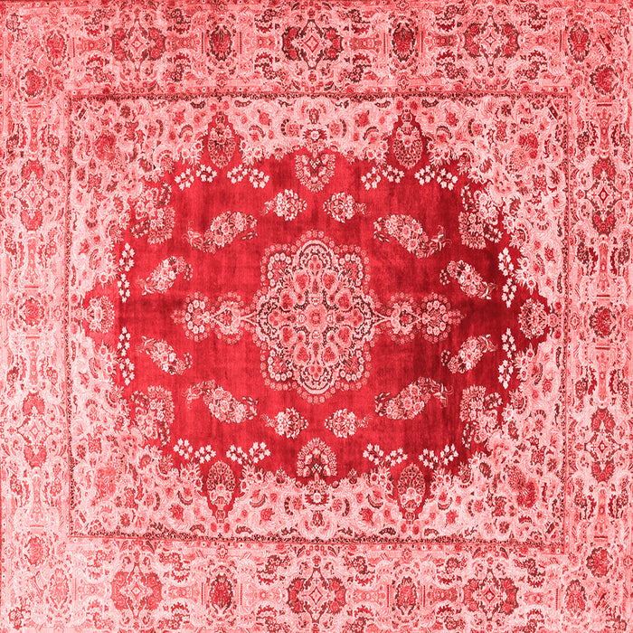 Machine Washable Persian Red Traditional Rug, wshtr3494red