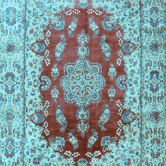 Persian Light Blue Traditional Rug, tr3494lblu