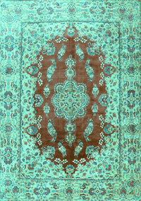 Persian Turquoise Traditional Rug, tr3494turq