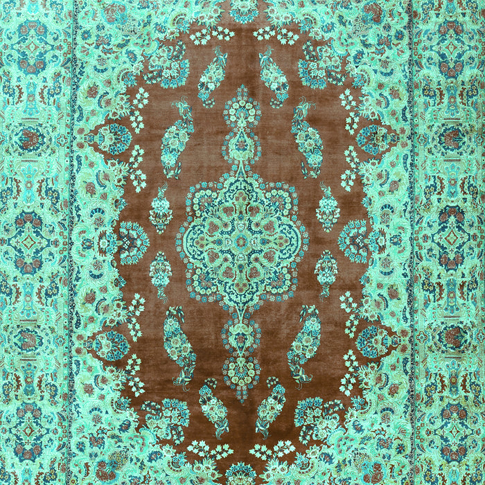 Persian Turquoise Traditional Rug, tr3494turq