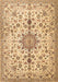 Persian Brown Traditional Rug, tr3495brn