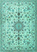 Persian Turquoise Traditional Rug, tr3495turq