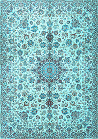 Persian Light Blue Traditional Rug, tr3495lblu