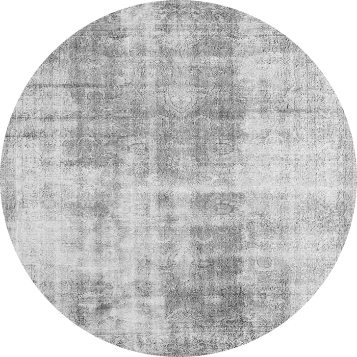 Machine Washable Persian Gray Traditional Rug, wshtr3496gry