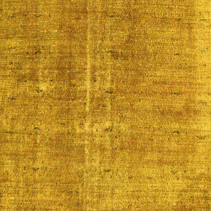 Machine Washable Persian Yellow Bohemian Rug, wshtr3497yw