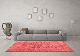 Bohemian Red Washable Rugs