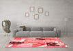 Transitional Red Washable Rugs