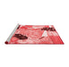 Transitional Red Washable Rugs