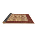 Sideview of Persian Brown Traditional Rug, tr3499brn