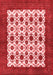 Persian Red Traditional Area Rugs