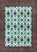 Machine Washable Persian Light Blue Traditional Rug, wshtr3499lblu