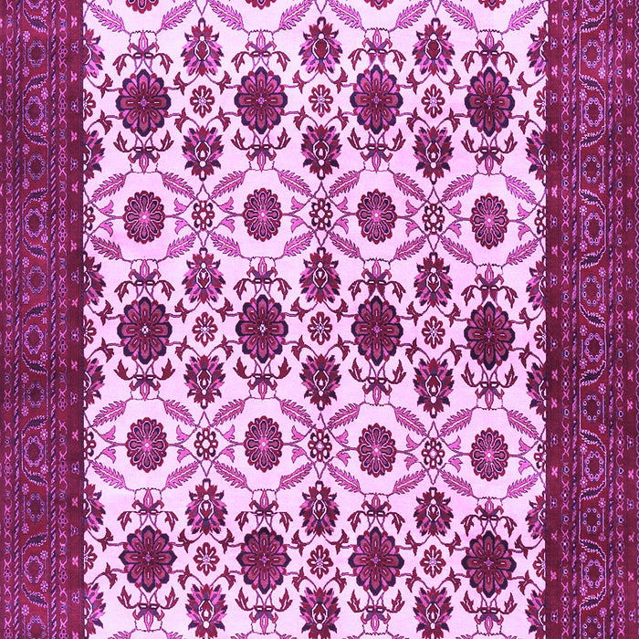 Machine Washable Persian Purple Traditional Area Rugs, wshtr3499pur