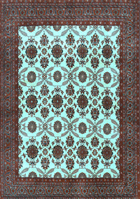 Persian Light Blue Traditional Rug, tr3499lblu