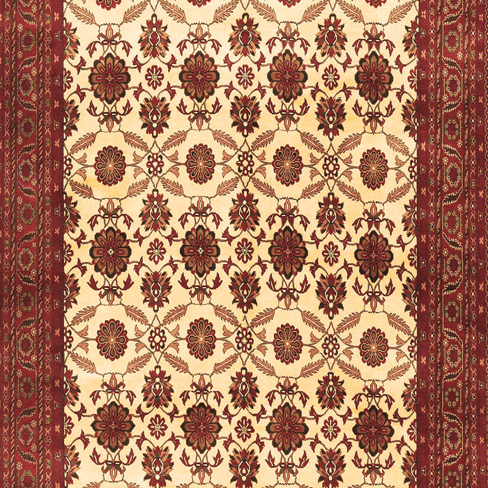 Machine Washable Persian Brown Traditional Rug, wshtr3499brn