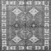 Serging Thickness of Geometric Gray Traditional Rug, tr349gry