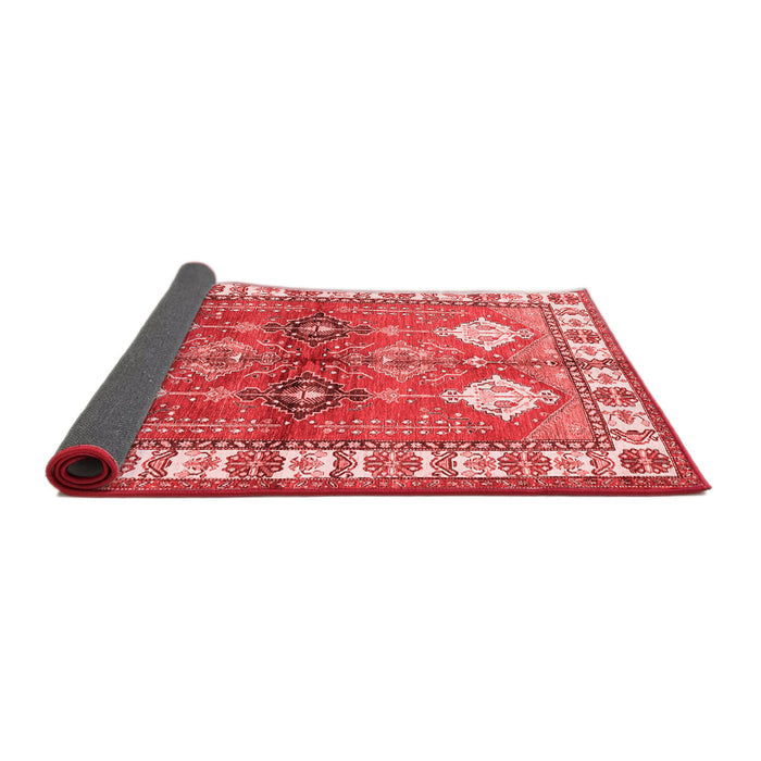 Geometric Red Traditional Area Rugs