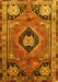 Machine Washable Persian Yellow Traditional Rug, wshtr34yw