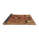 Sideview of Persian Brown Traditional Rug, tr34brn
