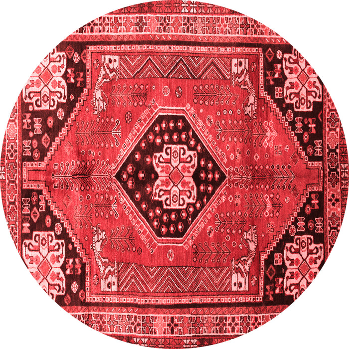 Machine Washable Persian Red Traditional Rug, wshtr34red