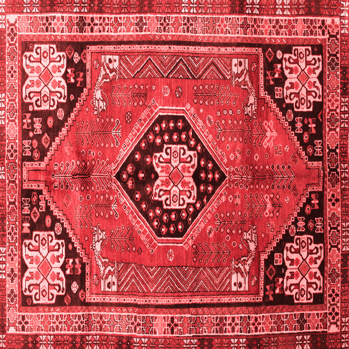 Machine Washable Persian Red Traditional Rug, wshtr34red